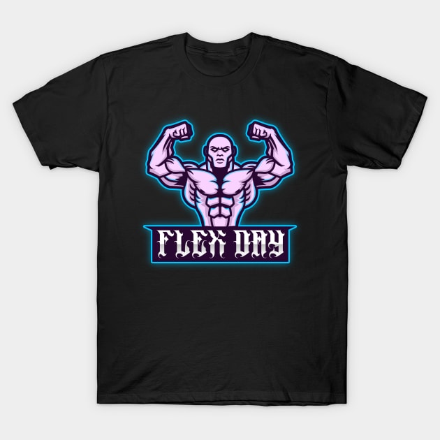 Flex Day T-Shirt by HustleHardStore